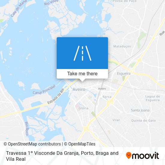 Travessa 1º Visconde Da Granja mapa