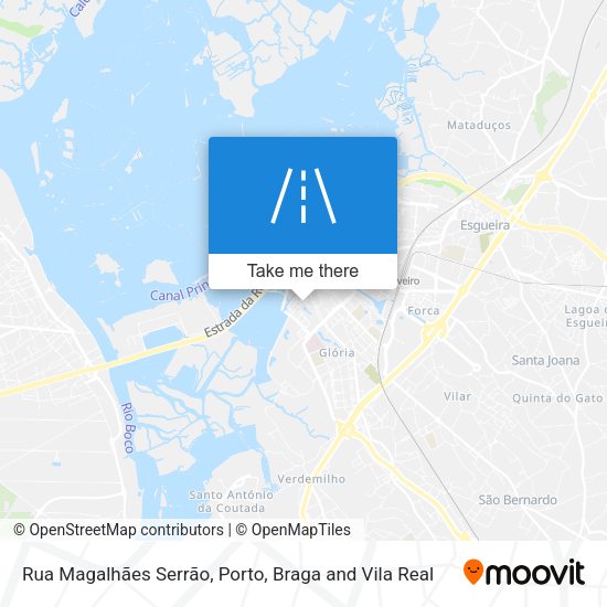 Rua Magalhães Serrão mapa