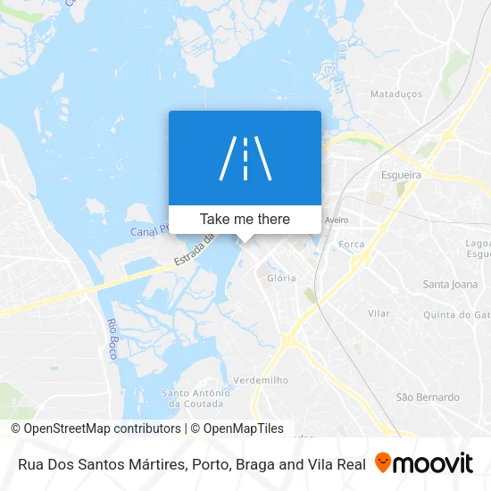 Rua Dos Santos Mártires map