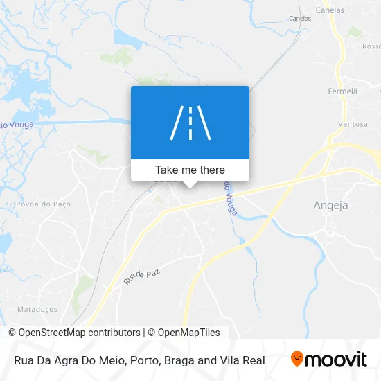 Rua Da Agra Do Meio map