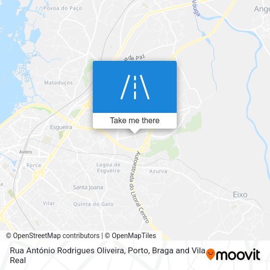 Rua António Rodrigues Oliveira map