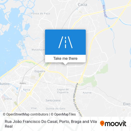 Rua João Francisco Do Casal mapa
