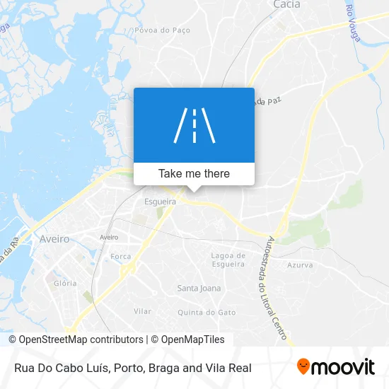Rua Do Cabo Luís map