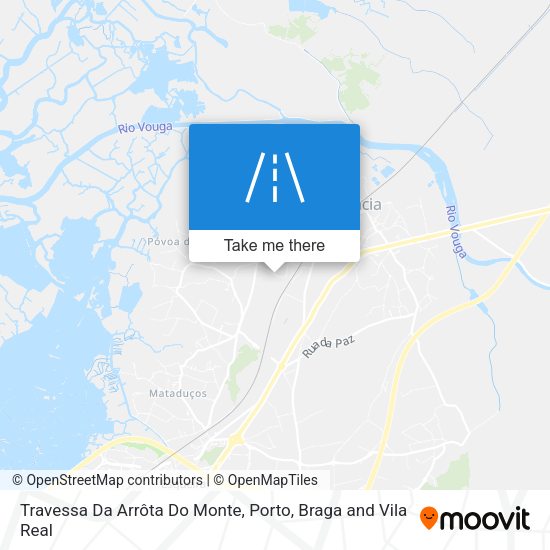 Travessa Da Arrôta Do Monte map