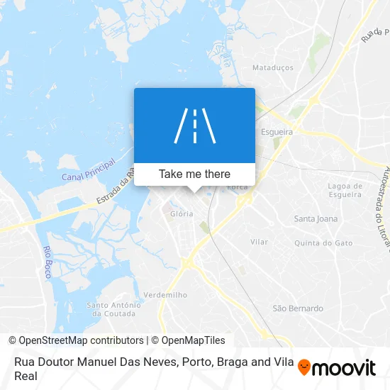 Rua Doutor Manuel Das Neves map