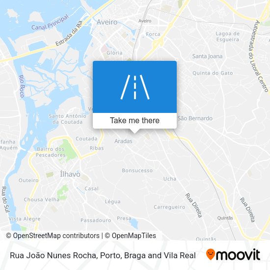 Rua João Nunes Rocha mapa