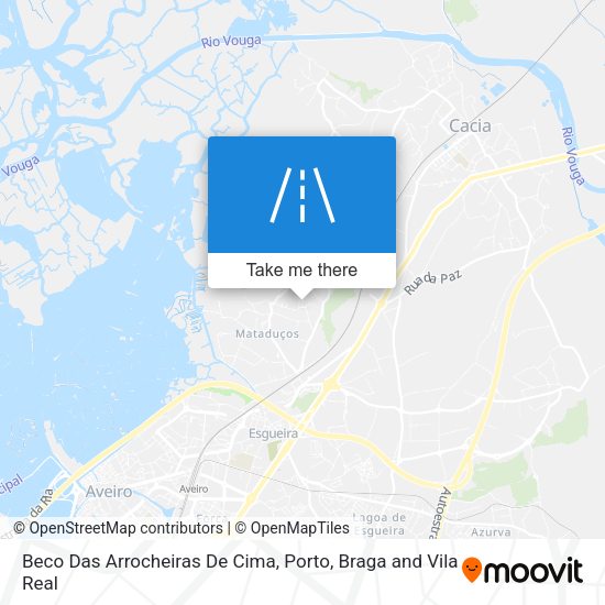 Beco Das Arrocheiras De Cima map