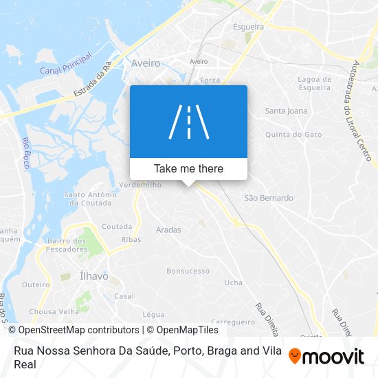 Rua Nossa Senhora Da Saúde mapa