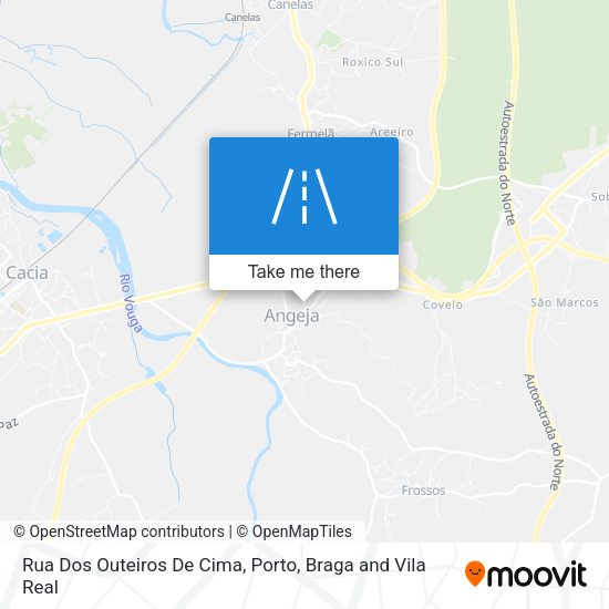 Rua Dos Outeiros De Cima map