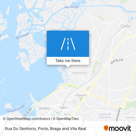Rua Do Senhorio mapa