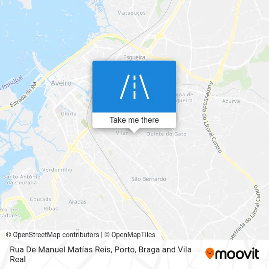 Rua De Manuel Matías Reis map