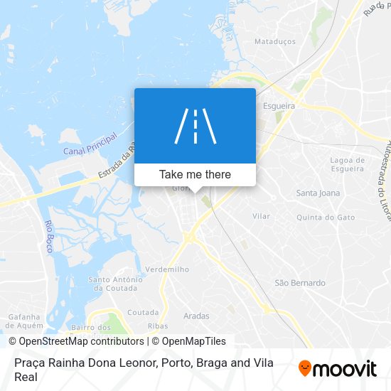 Praça Rainha Dona Leonor mapa