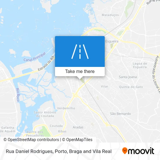 Rua Daniel Rodrigues map