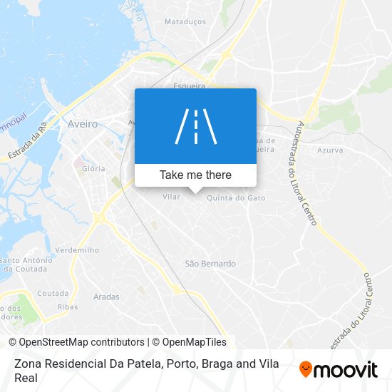 Zona Residencial Da Patela map