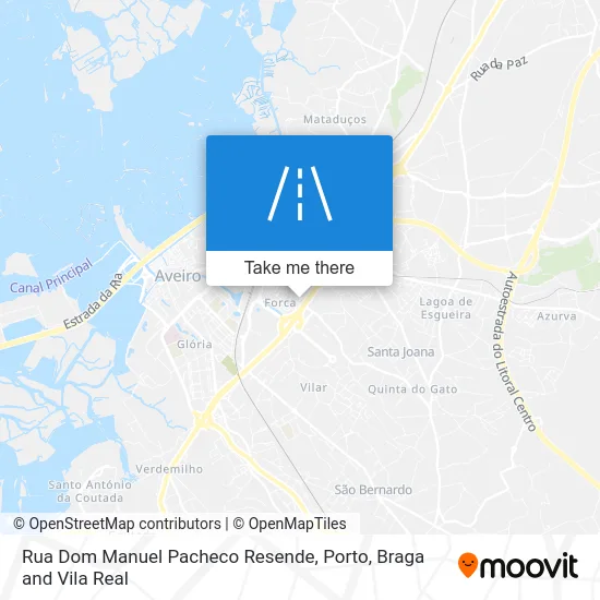 Rua Dom Manuel Pacheco Resende map