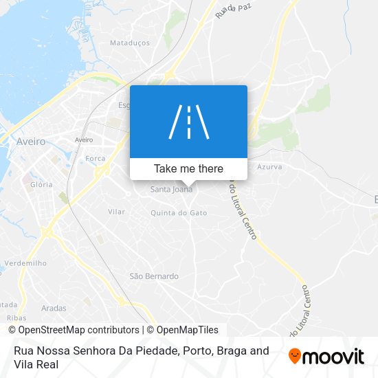 Rua Nossa Senhora Da Piedade mapa