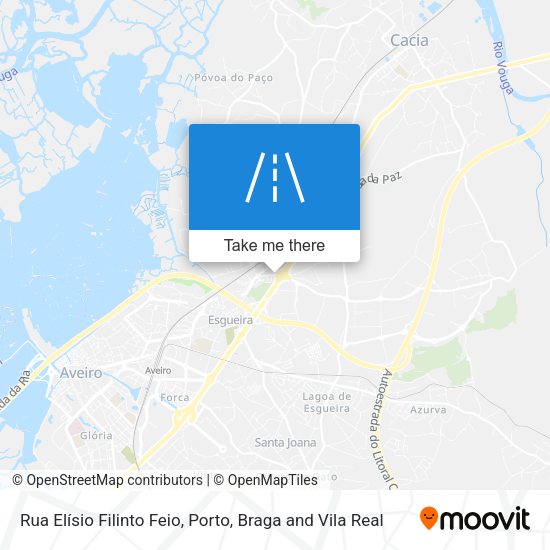 Rua Elísio Filinto Feio mapa