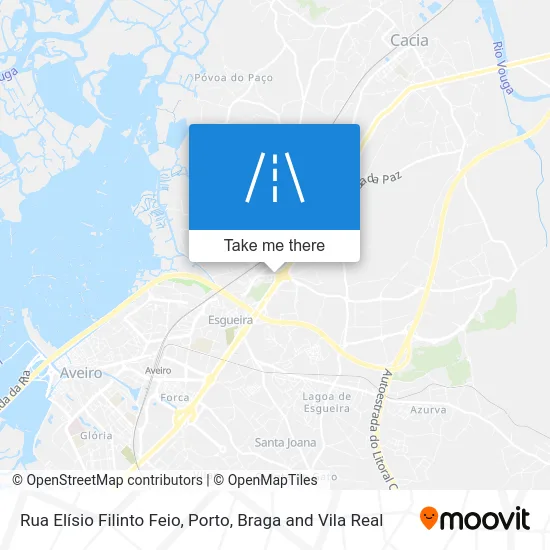Rua Elísio Filinto Feio map