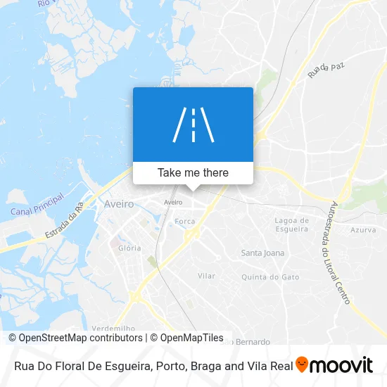 Rua Do Floral De Esgueira map
