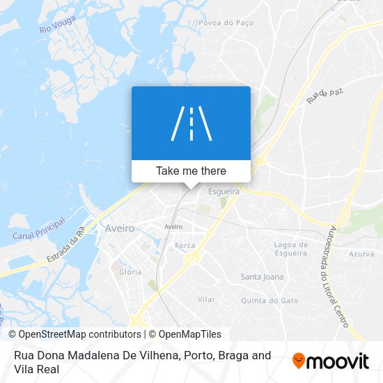 Rua Dona Madalena De Vilhena mapa