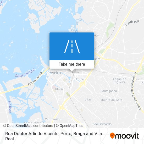Rua Doutor Arlindo Vicente map