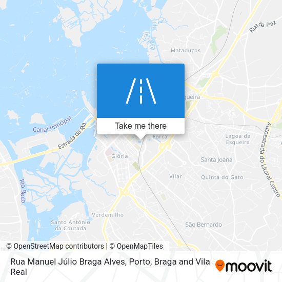 Rua Manuel Júlio Braga Alves mapa