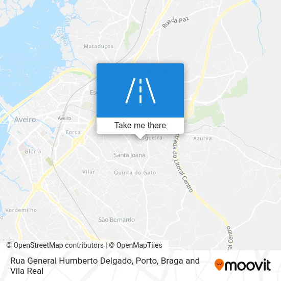 Rua General Humberto Delgado map