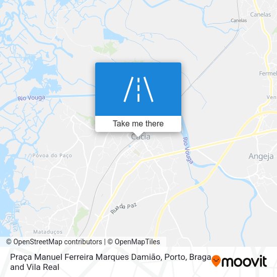 Praça Manuel Ferreira Marques Damião mapa
