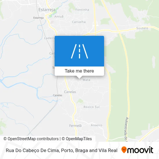 Rua Do Cabeço De Cima map