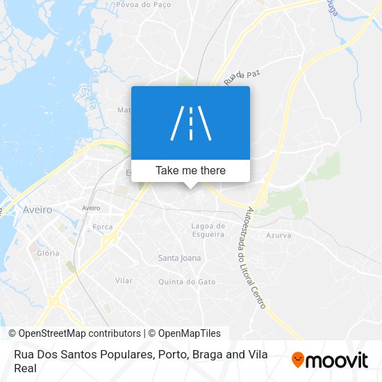 Rua Dos Santos Populares map