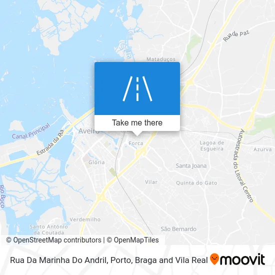 Rua Da Marinha Do Andril map