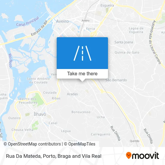Rua Da Mateda map