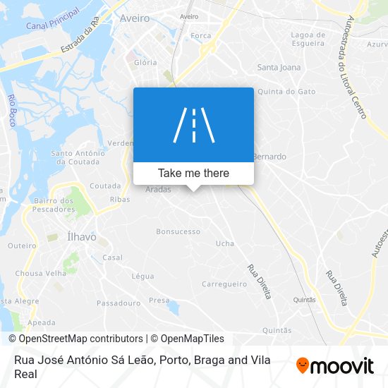 Rua José António Sá Leão map
