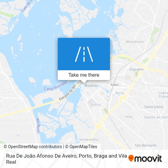 Rua De João Afonso De Aveiro map