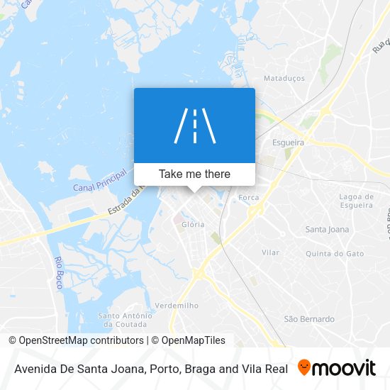 Avenida De Santa Joana mapa