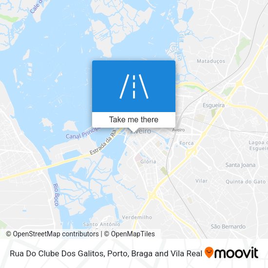 Rua Do Clube Dos Galitos map