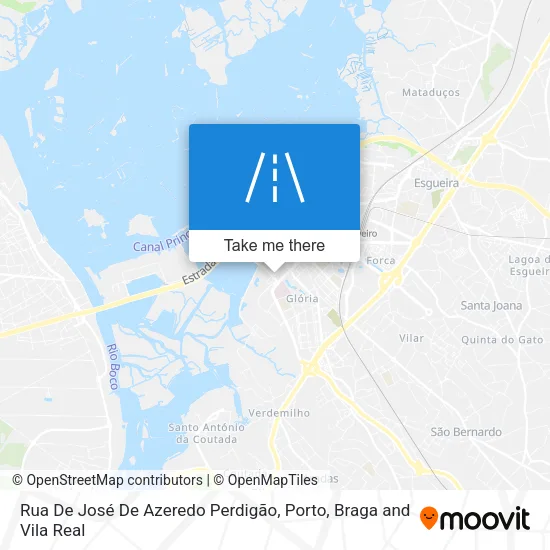 Rua De José De Azeredo Perdigão map