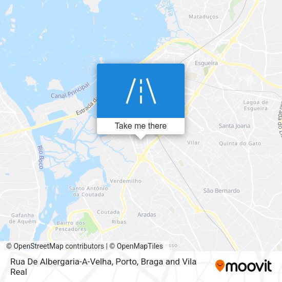 Rua De Albergaria-A-Velha map