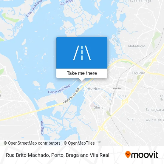 Rua Brito Machado map