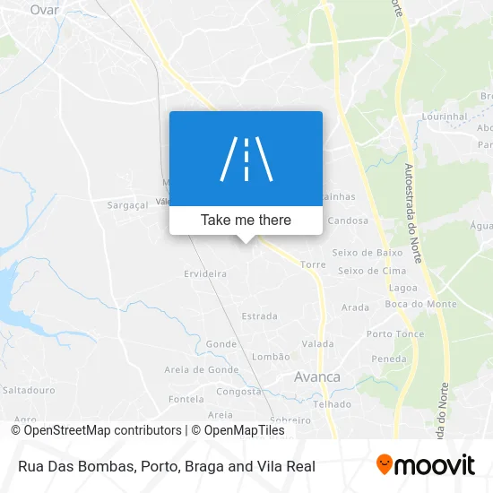 Rua Das Bombas map