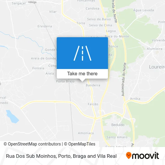 Rua Dos Sub Moinhos map