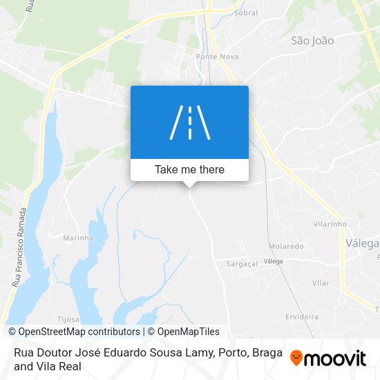 Rua Doutor José Eduardo Sousa Lamy map