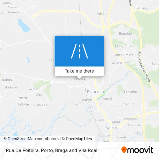 Rua Da Feiteira map