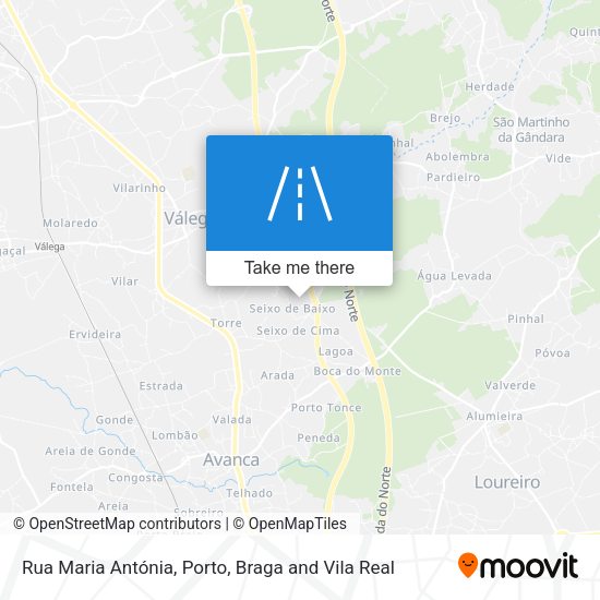 Rua Maria Antónia map