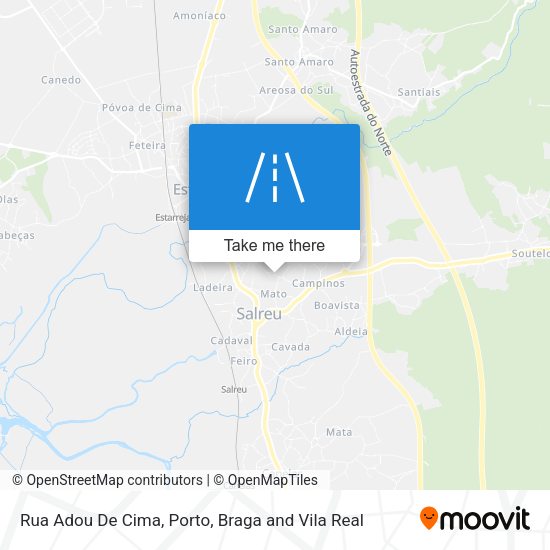 Rua Adou De Cima mapa