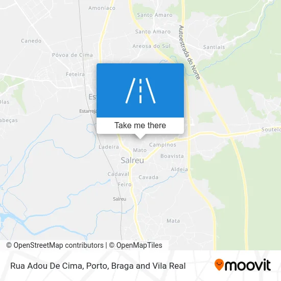 Rua Adou De Cima map