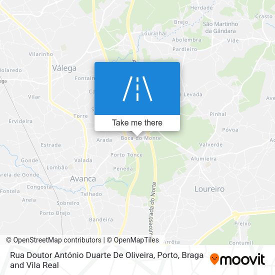 Rua Doutor António Duarte De Oliveira map