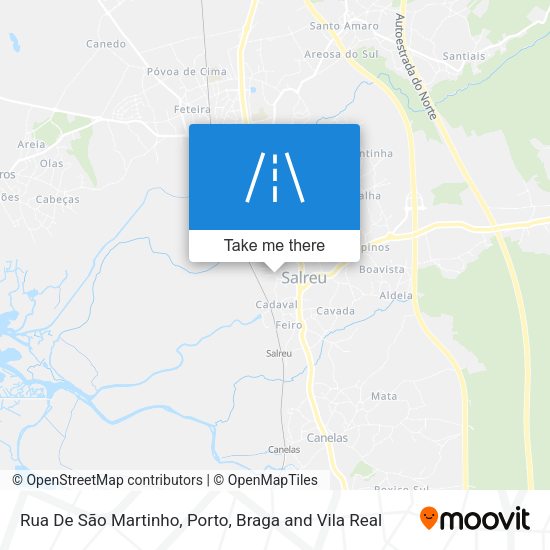 Rua De São Martinho map