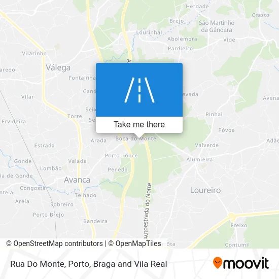 Rua Do Monte map