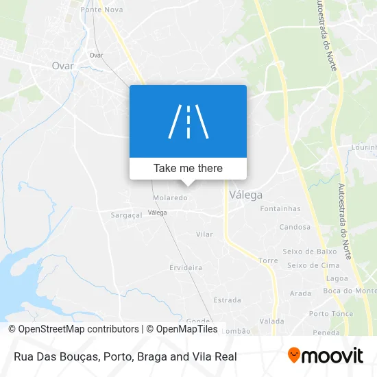 Rua Das Bouças map